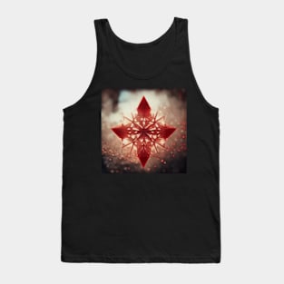 star, christmas, love, joy, winter, red, white Tank Top